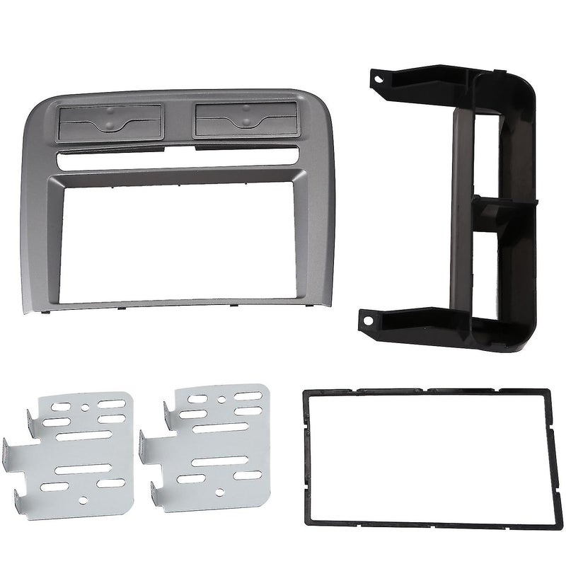 2 Din Car Radio Fascia For Fiat Grand Punto 2005-2009 Left Wheel Kit - Image 1
