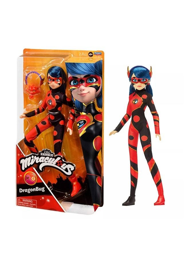 Miraculous - Miraculous Heroez Fashion Doll - Dragon Bug (Lady Bug) - Image 1