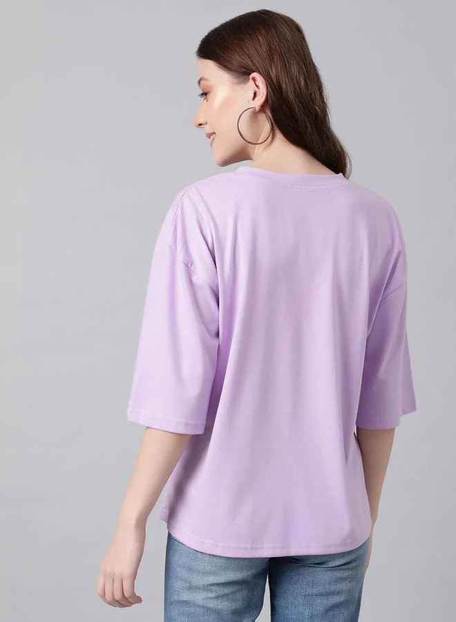 Kotty Oversized Panda Graphic Drop Shoulder T-Shirt by Styli