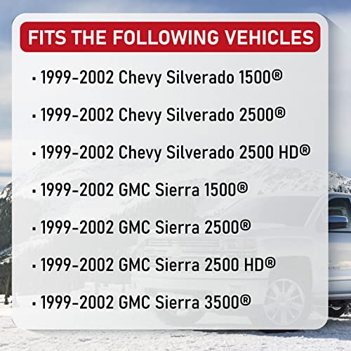 AA Ignition Master Power Window Switch, Gray - Driver Side Door - Compatible with Chevy Silverado and Sierra 1500, 2500, 2500 HD, 3500-1999, 2000, 2001, 2002 - Replaces 15047637 - Image 5