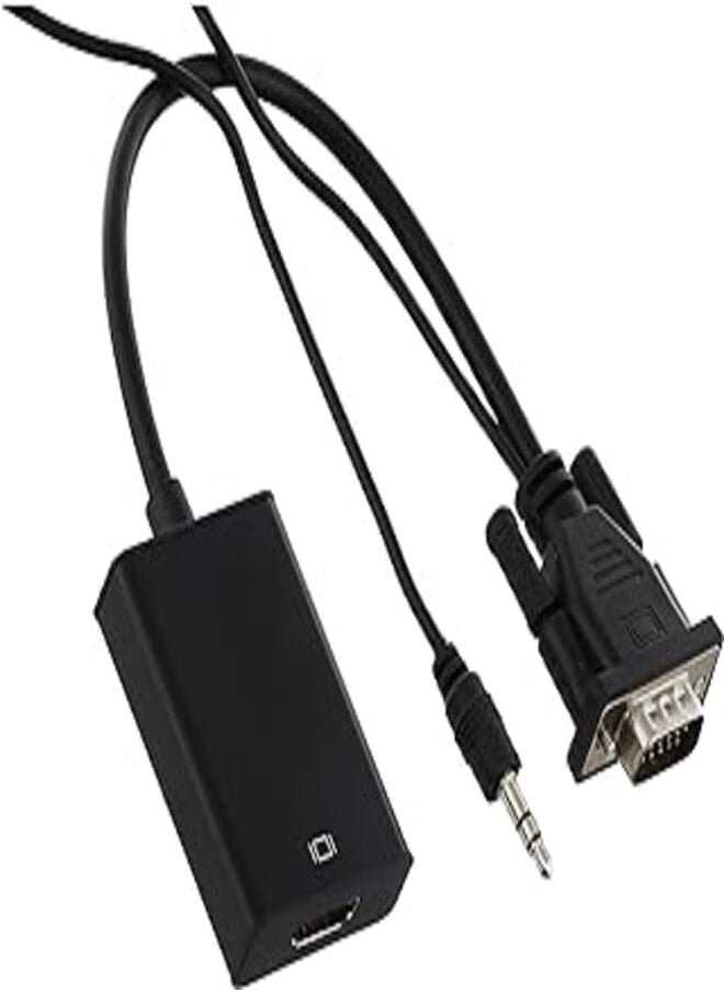 Generic Vga male to hdmi female with sound adapter, 2724323529878 