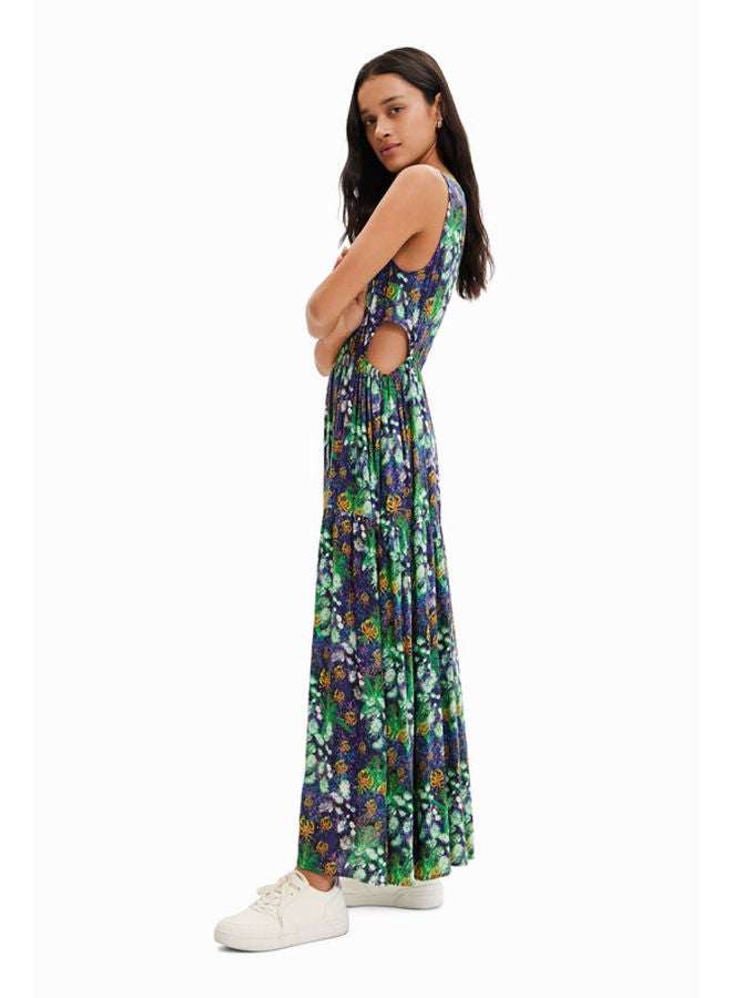 DESIGUAL فستان طويل بقصات طبيعية  - Image 2