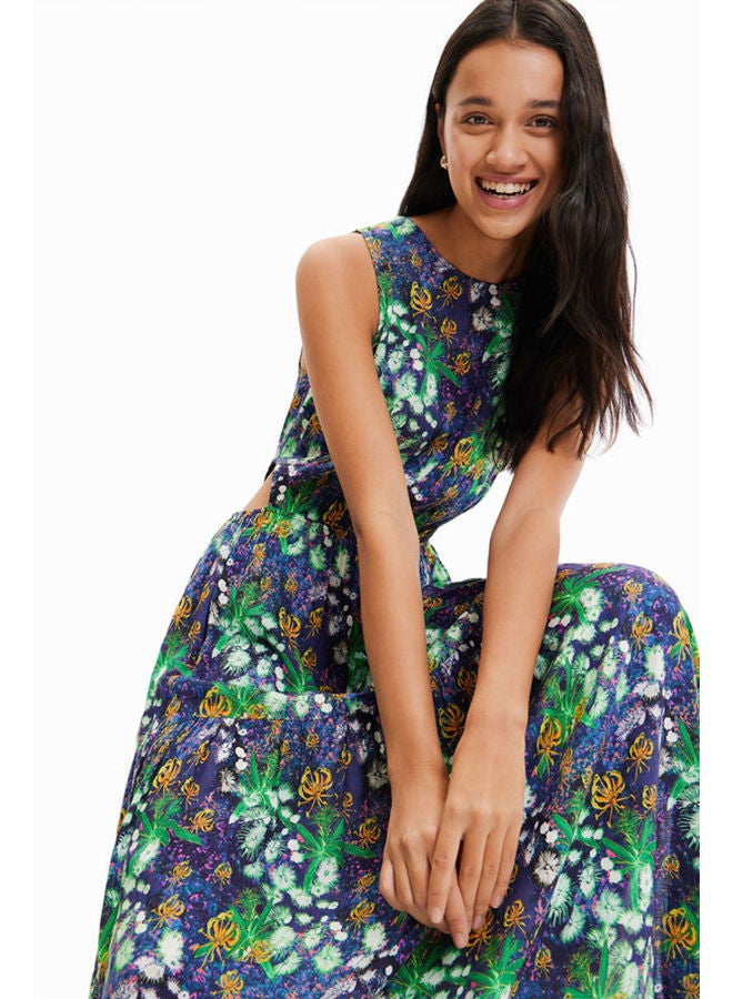 DESIGUAL فستان طويل بقصات طبيعية  - Image 3