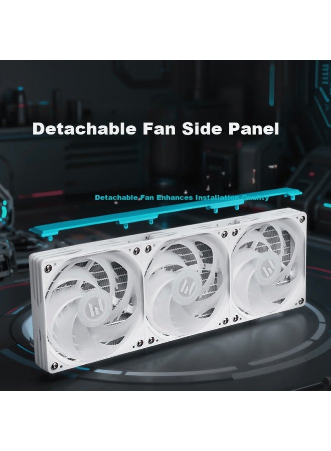 Zalman Simin 360 Liquid Cooler Alpha Alpha2 Se A36 White Cpu All-in-one Liquid Cooler Argb Sync Compatible With Intel/amd - Image 3