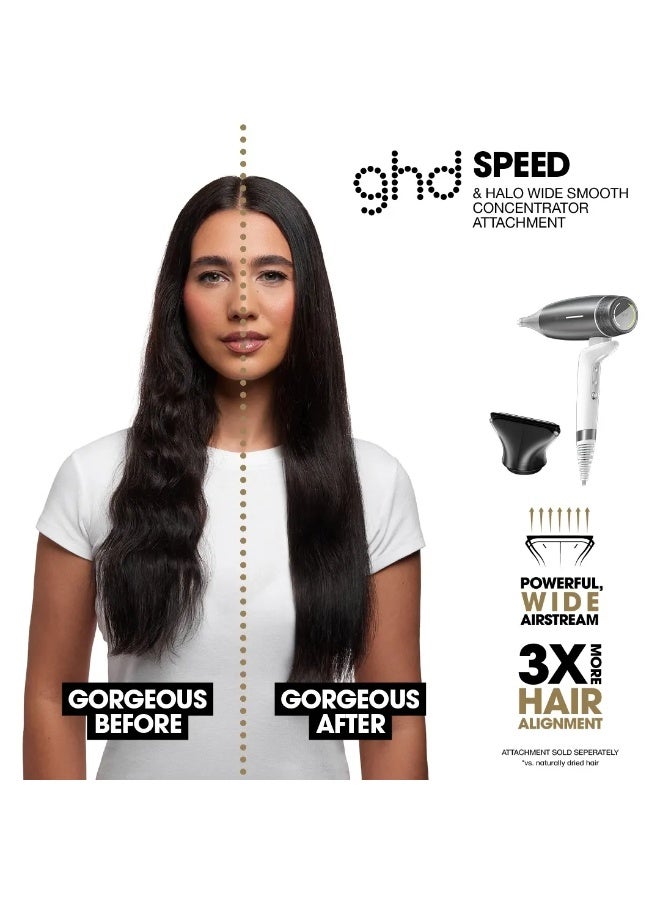 ghd Speed Hair Dryer in Silver White - Image 2