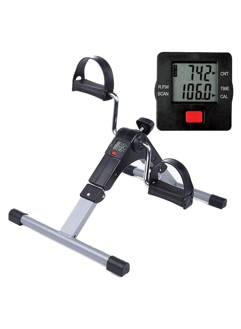 DubaiGallery Folding fitness pedal stepper exercise machine lcd display indoor cycling bike stepper with adjustable resistance for home office gym - Image 1