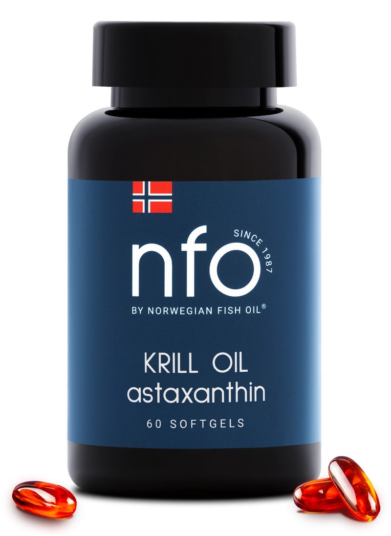 NFO - 3 Krill Oil Astaxanthin 60 Capsules - Image 1