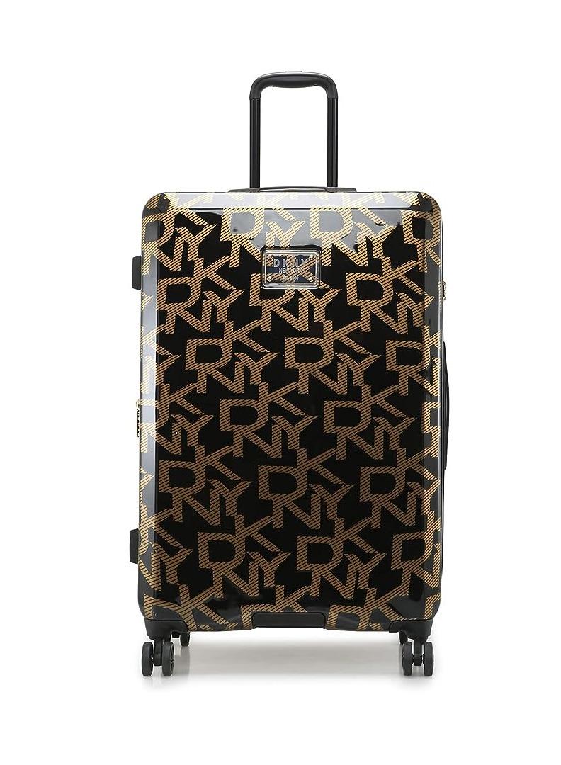 DKNY Deco Signature Hardside Luggage on Wheels for Unisex | Ultra Lightweight ABS on with Spinner 4 Double Wheels  and  Multicolor - Image 1