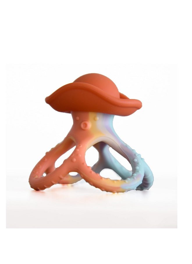 Bebe Mondo - Teething Toys 3-6 Months, Teethers for Babies 3-6 6-12 Months for Teething Relief, Baby Teether Teething Toys 100% Silicone, Newborn Infant Sensory Baby Toys 0-6 Months,bebe mondo (Octopus) - Image 1