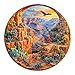 SECOGM National Parks Puzzles for Adults 1000 Pieces Round Nature Jigsaw Puzzles 1000 Pieces Impossible Difficult Hard Challenging Puzzles for Adults Art Puzzle for Home Decor 265 265in - Image 2