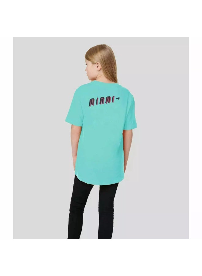 McLaren JUNIOR MIAMI NEON LOGO T-SHIRT - Image 4