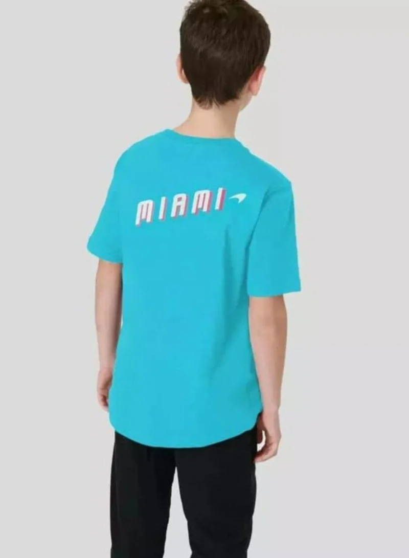 Mclaren JUNIOR MIAMI NEON LOGO T-SHIRT
