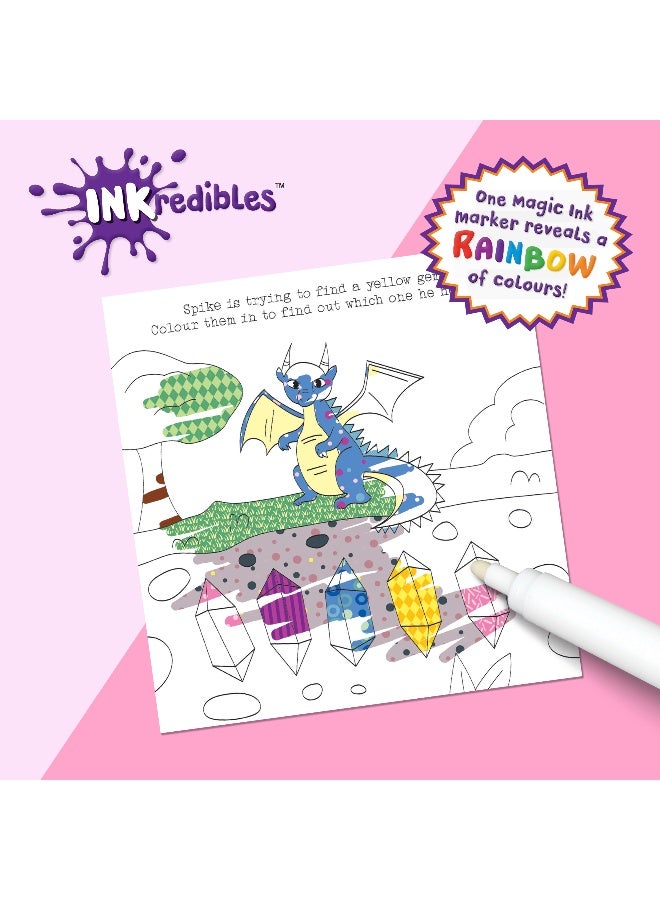 Hinkler Inkredibles Magic Ink Pictures – Dragon Dreams Coloring & Activity Set - Image 2
