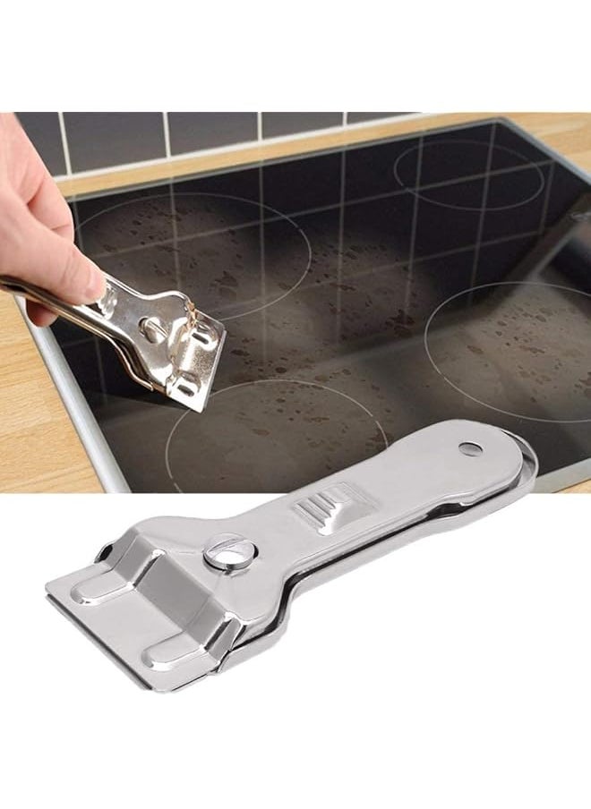 PROMASS Glass Scraper with 5 Blades, Scraper suitable for Oven Cooker Window Stove Car Cooking Surface  - Image 1