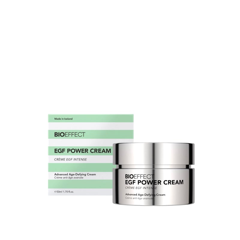 Bioeffect EGF Power Cream Anti-Aging Facial Moisturizer With Niacinamide, Hyaluronic Acid, Growth Factor for Collagen, Wrinkles, Age or Dark Spots, A Firming, Hydrating Treatment For Face And Neck