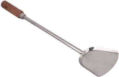faas Steel Chinese Palta with Wooden Handle Lifting Spatula (Pack of 1) - Image 1