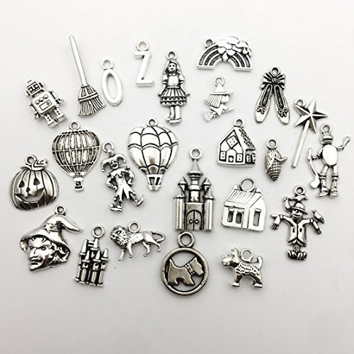 iloveDIYbeads The Wizard of Oz Charms-100g (About 70-75pcs) Craft Supplies Mixed Pendants Beads Charms Pendants for Crafting, Jewelry Findings Making Accessory for DIY Necklace Bracelet (M038) - Image 4