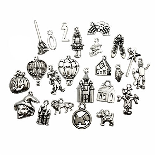 iloveDIYbeads The Wizard of Oz Charms-100g (About 70-75pcs) Craft Supplies Mixed Pendants Beads Charms Pendants for Crafting, Jewelry Findings Making Accessory for DIY Necklace Bracelet (M038) - Image 1