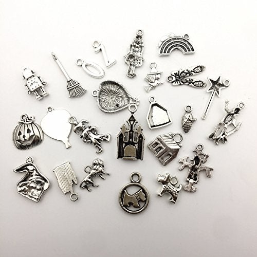iloveDIYbeads The Wizard of Oz Charms-100g (About 70-75pcs) Craft Supplies Mixed Pendants Beads Charms Pendants for Crafting, Jewelry Findings Making Accessory for DIY Necklace Bracelet (M038) - Image 5