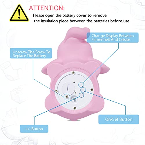 Doli Yearning Upgrade Baby Bath Thermometer|Kids' Bathroom Safety Product|Fahrenheit and Celsius|Baby Bath Floating Toys|Water Thermometer… - Image 4