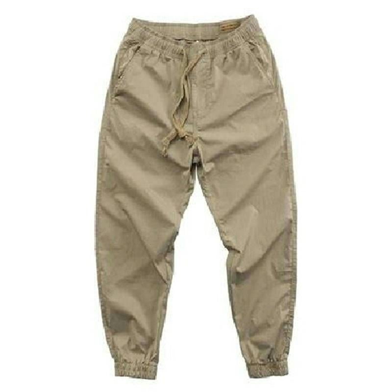 Mens Summer Work Pants Durable Loose Cargo 1688 khakis overalls