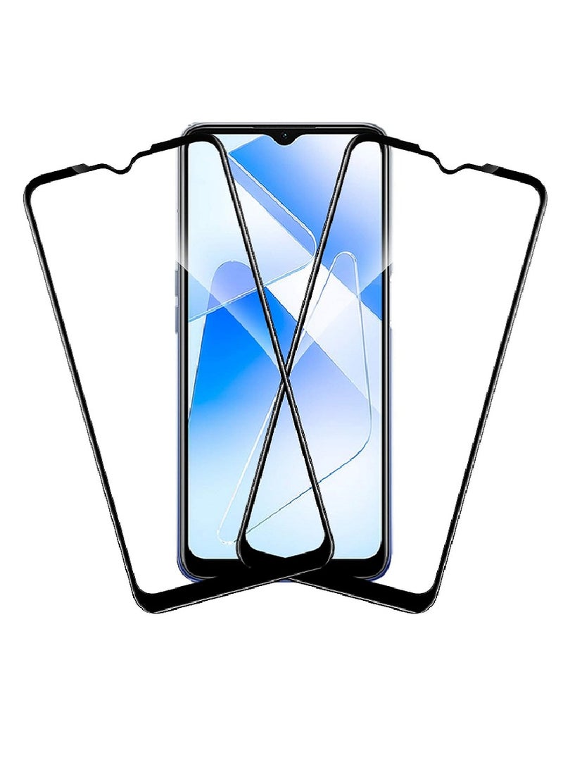 Super 2 Pieces Tempered Glass Screen Protector 5D Designed For Oppo A55 5G Full Glue Edge to Edge Full Screen Coverage And Bubble Free - Image 1