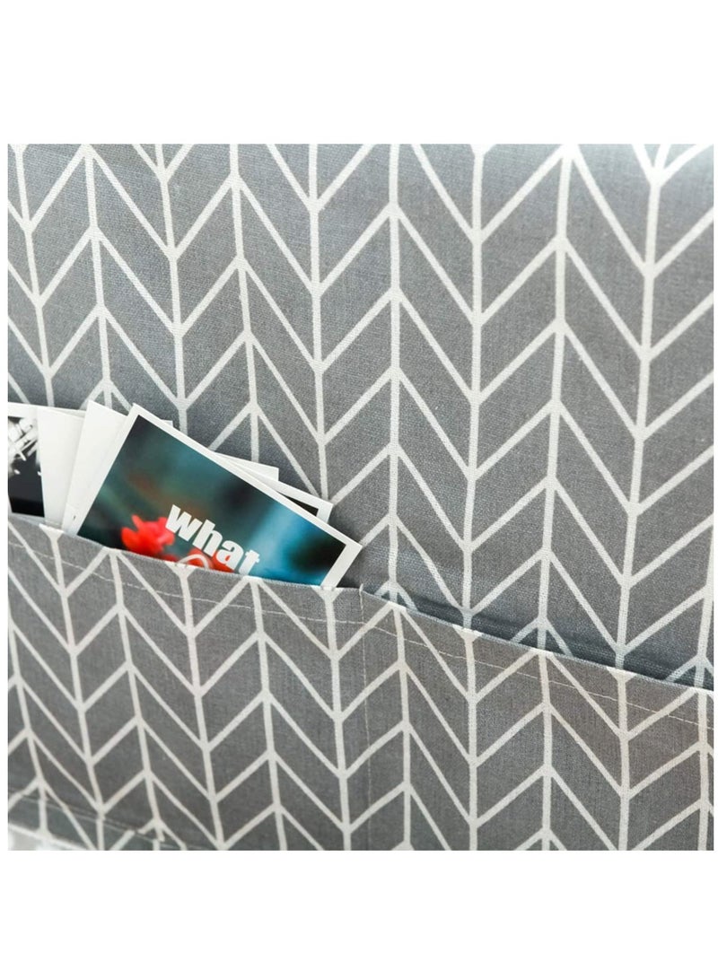 Washing Machine Dustproof Cover, 55cm × 130cm Anti-Stain Waterproof Washer and Dryer Protection Covers for The Top, Anti-Slip Refrigerator Fridge Dust Cover with Storage Bag (1pcs)  - Image 4