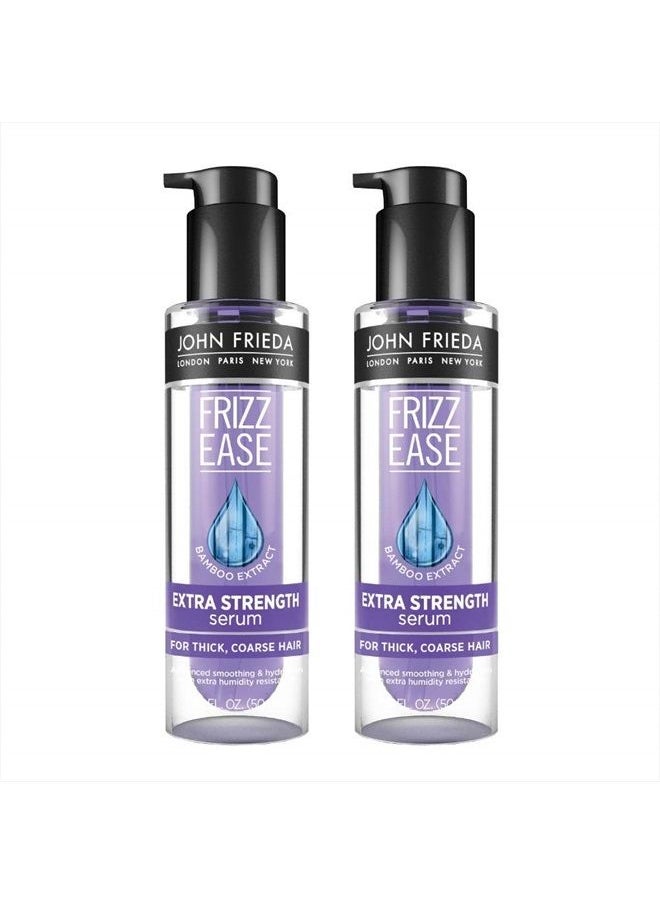 John Frieda - Frizz-Ease Extra Strength Hair Serum, 1.69 Fl Oz (Pack of 2) - Image 1