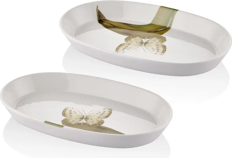 THE MIA Blanche Çukur Serving Set of 2 30X17 cm BLN0008