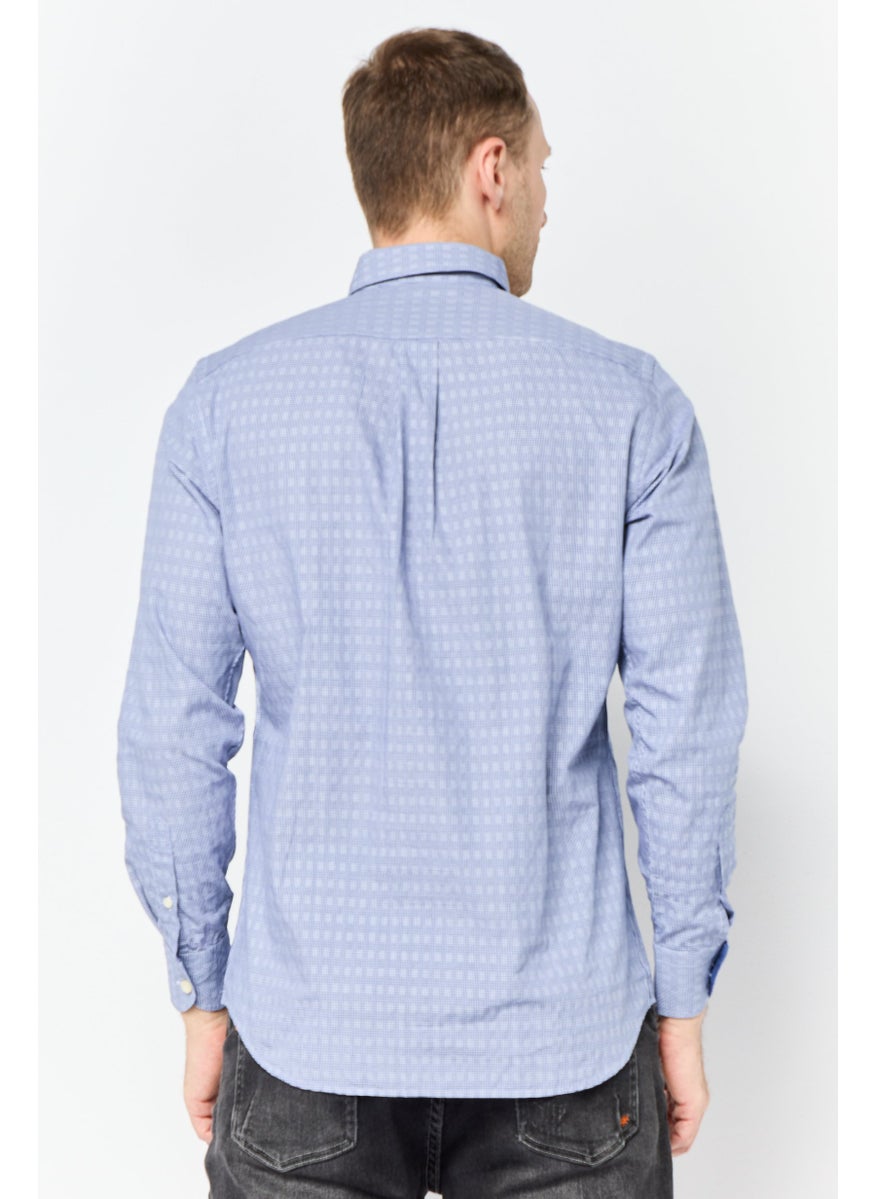 Harmont & Blaine Men Regular Fit Long Sleeve Stripe Casual Shirt, Multicolor  - Image 3