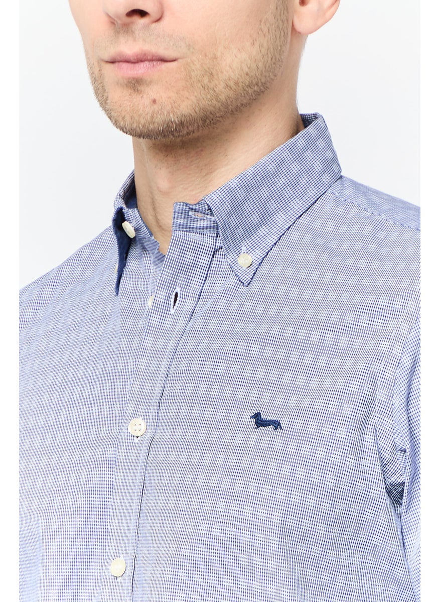 Harmont & Blaine Men Regular Fit Long Sleeve Stripe Casual Shirt, Multicolor  - Image 4