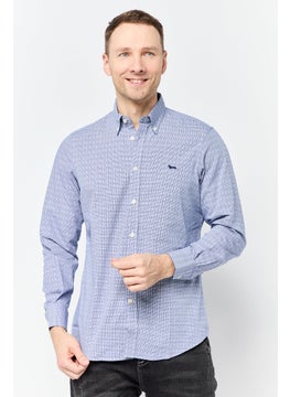 Harmont & Blaine Men Regular Fit Long Sleeve Stripe Casual Shirt, Multicolor  - Image 1