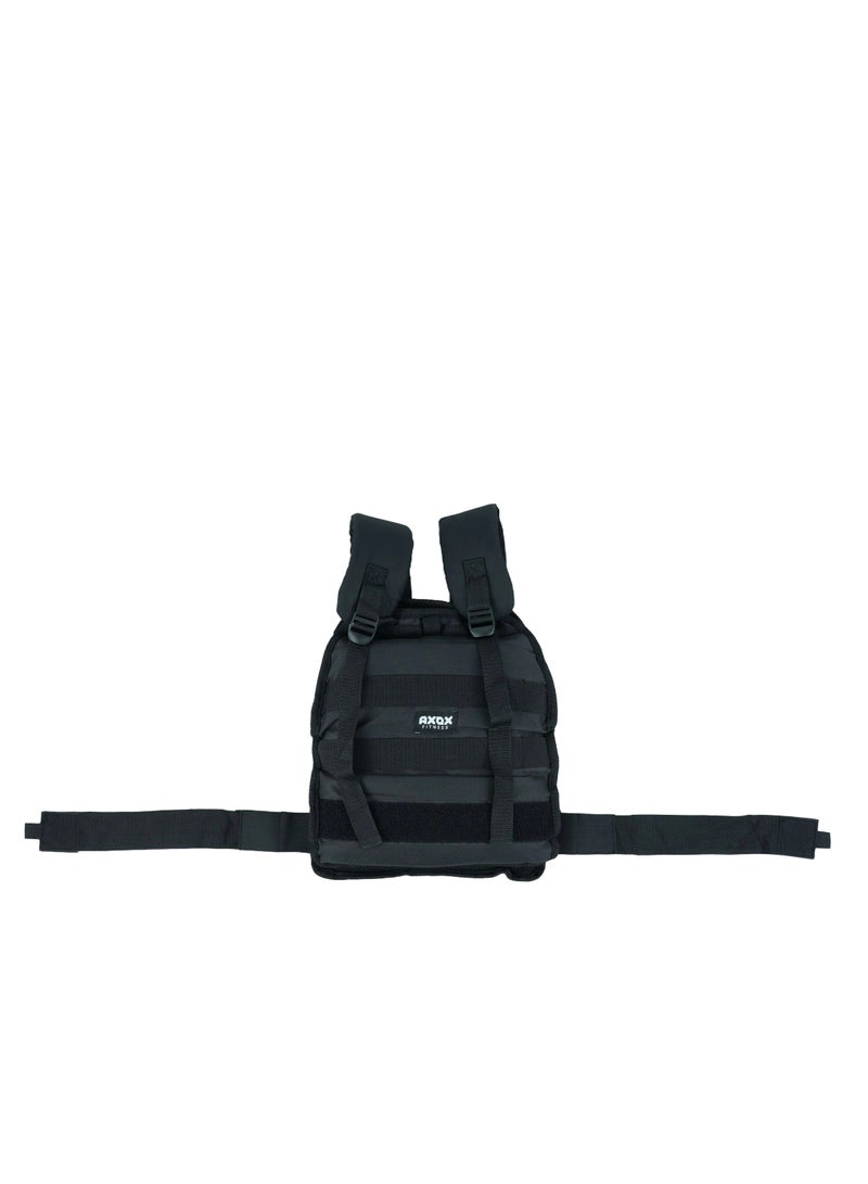 أكسوكس سترة الوزن القابلة للتعديل من Axox Fitness 10 كغ – سترة تدريب للقدرة على التحمل والقوة للجنسين لتمارين HIIT، والكارديو، وتمارين وزن الجسم - Image 2