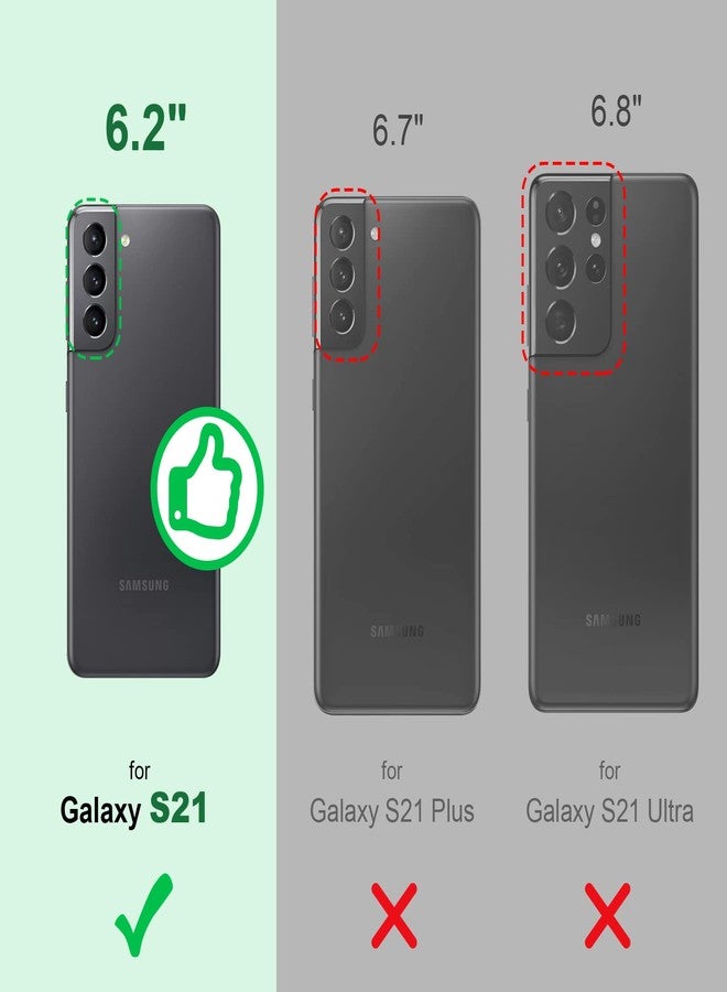 Silverback for Samsung Galaxy S21 Case, Moving Liquid Holographic Sparkle Glitter Case with Kickstand, Girls Women Bling Diamond Ring Protective Case for Galaxy S21 5G -Purple - Image 2