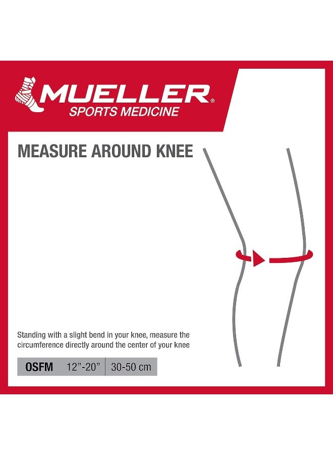 Mueller Adjustable Knee Support Black Osfm - Image 1