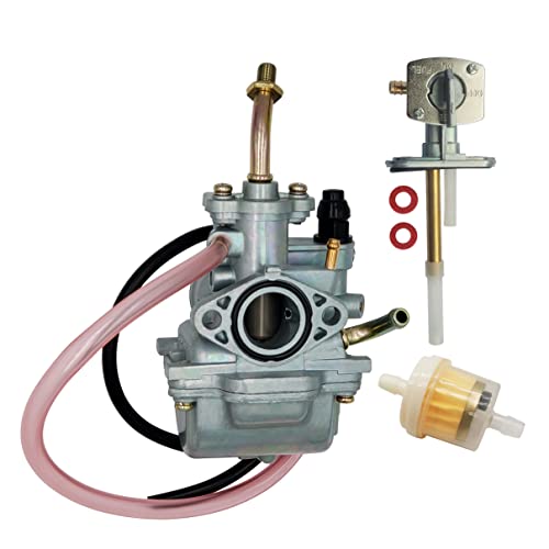 NStreet TTR90 Carburetor Compatible with Yamaha TTR 90 90E 2000 2001 2002 2003 2004 2005 2006 2007 Replace 5HN-14101-00-00 5HN-14101-10-00 W/Fuel Valve - Image 1
