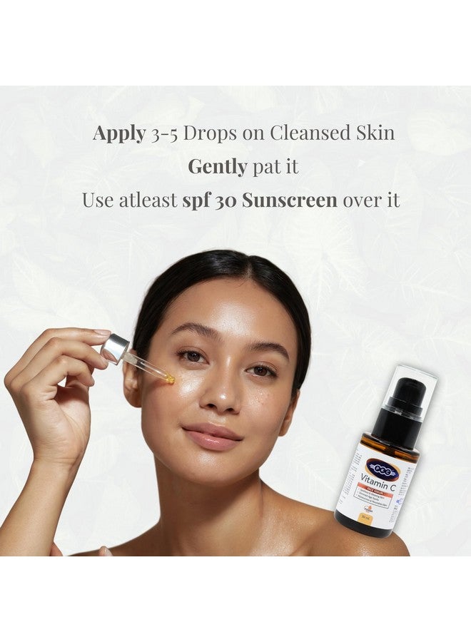 PKC 100% Natural Vitamin C Face Serum | Skin Glow | Dark Spot Lightning | Hydrate & Nourishment - Image 4