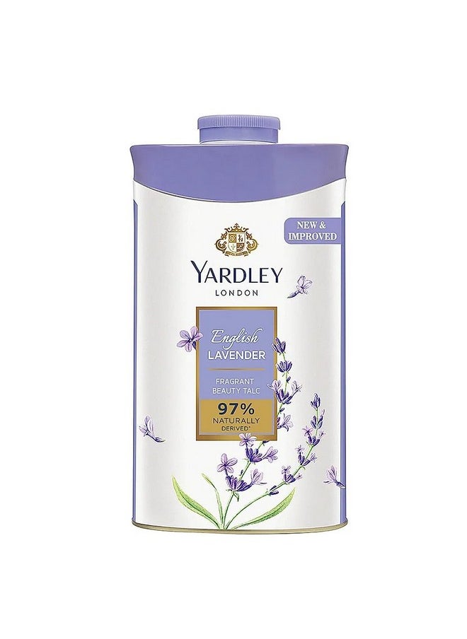 Yardley - Yardley English Lavender Perfumed Talc | 250g ( 8.81 Ounce) | Pack of 1 - Image 1