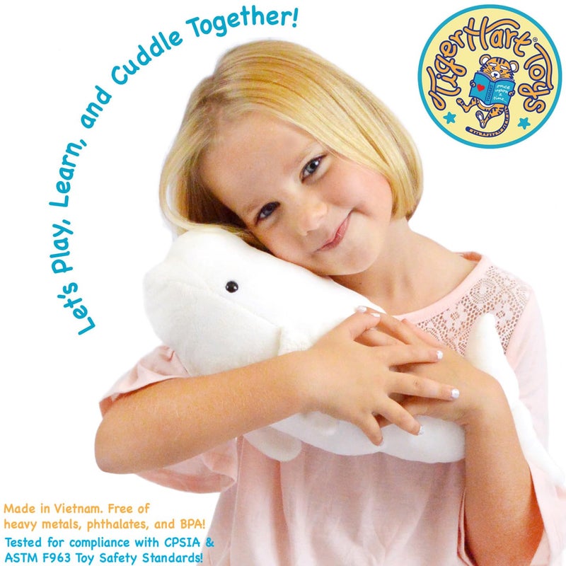 TigerHart Billiam The Beluga - 15 Inch Stuffed Animal Plush - Image 2