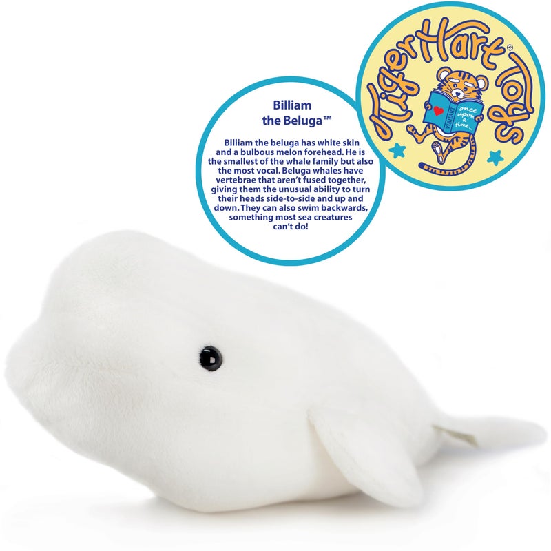 TigerHart Billiam The Beluga - 15 Inch Stuffed Animal Plush - Image 3