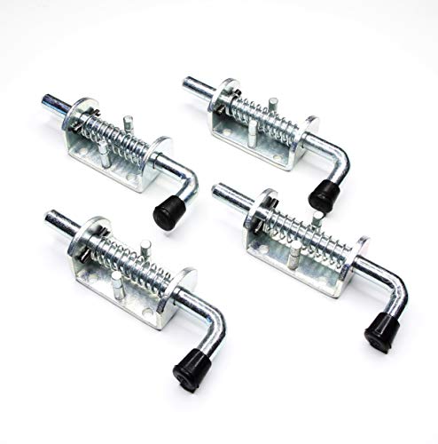 WorldPac (Pack of 4) 1/2" Spring Pin Latch Lock Assembly for Utility Trailer Gate - Heavy Duty - Image 5
