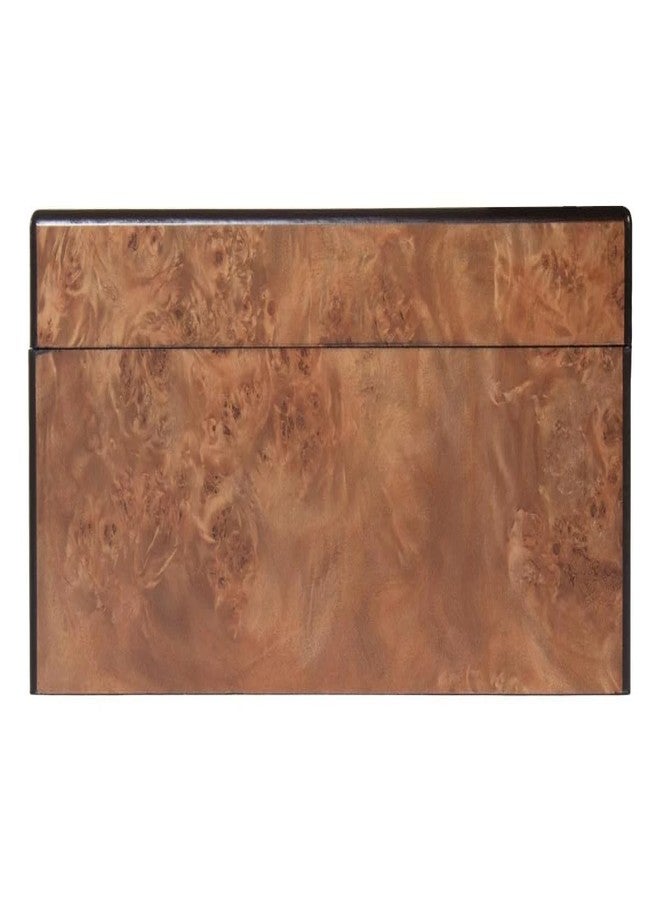 Alice Lane مجموعة أليس لين المنزلية من الخشب المعرق - تصميم جريء - تصميم داخلي أسود أنيق - إكسسوارات فاخرة قابلة للتخزين - غرفة معيشة، مطبخ، غرفة ملابس، طاولة كوكتيل (صغيرة) - Image 1