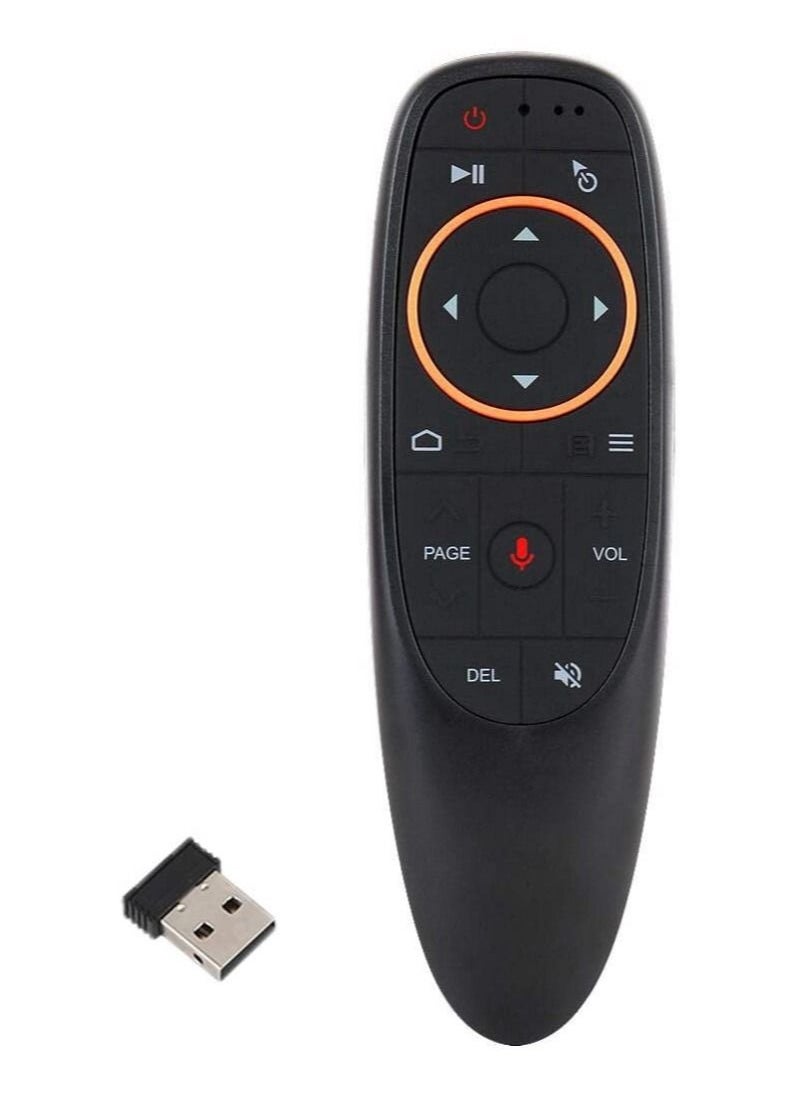 ELTRAZONE - Voice Remote Air Mouse Remote, 2.4G RF Wireless Remote Control with 6 Axis Gyroscope and IR Learning, Air Fly Mouse with Voice Input for Android TV Box/PC - Image 1