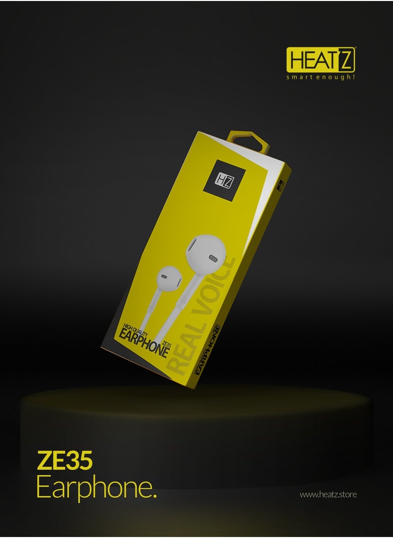HEATZ Heatz ZE35 High-Quality In-Ear Headphones with Deep Bass and Clear Sound  - Image 3