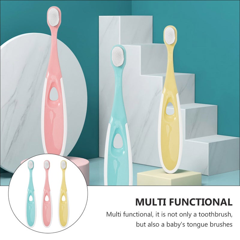 3pcs Soft-bristled Toothbrush Baby Tooth Cleaner Baby Toothbrush - Image 4