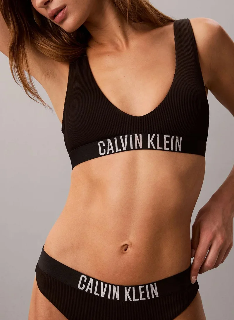 Calvin Klein Black Bralette Bikini Top - Intense Power for Women | Best Price UAE