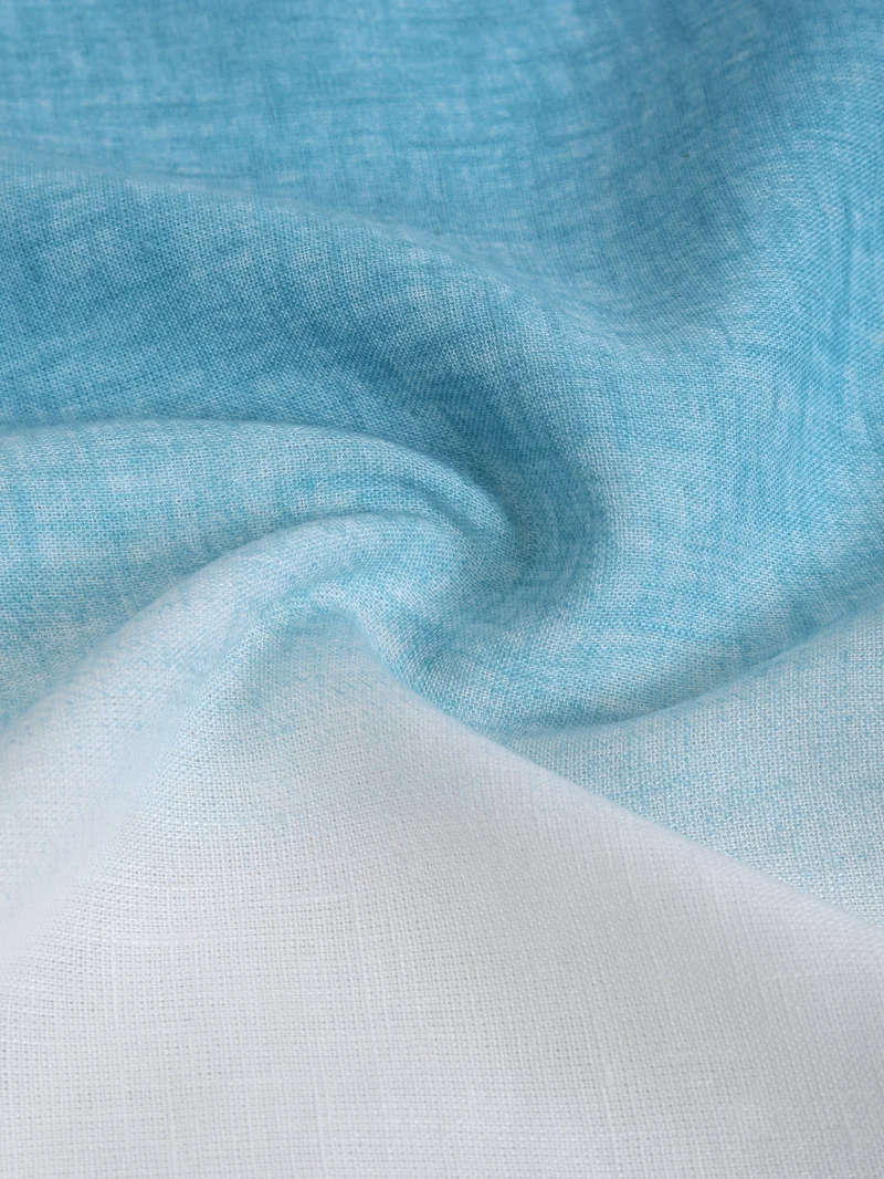 بيونغ Sky Blue Cotton Ombre Shirt