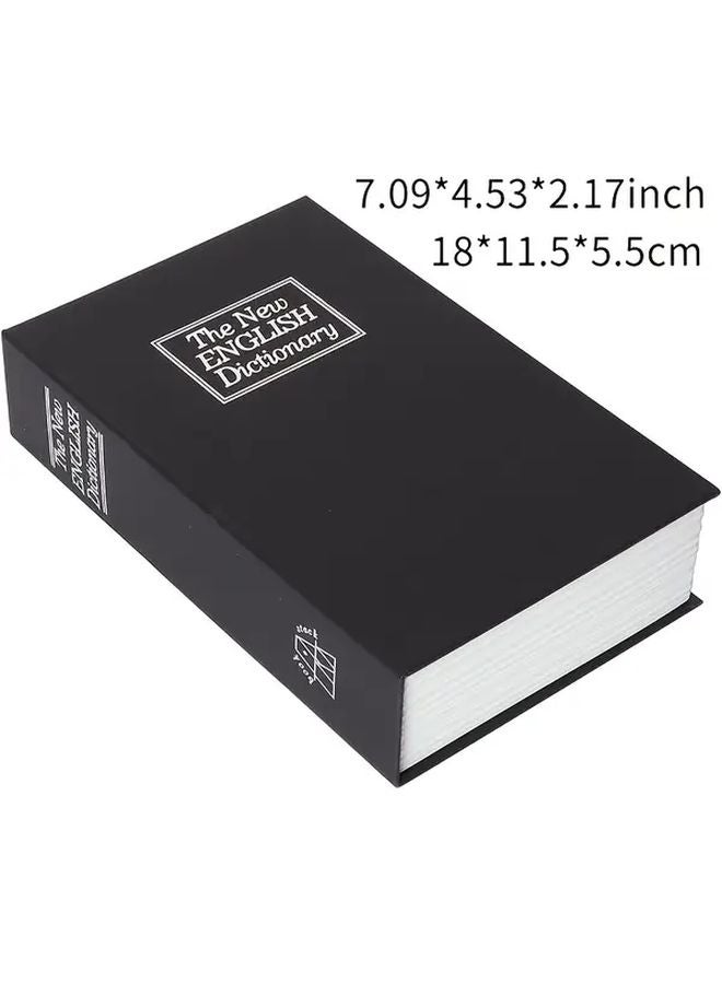 Black Combination Lock Safe Box Disguised as Dictionary for Cash Jewelry Valuables - Image 4