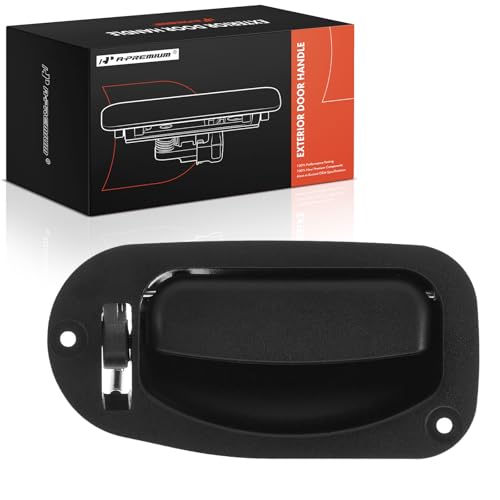 A-Premium APremium Rear Left Driver Side Interior Door Handle Compatible with Ford F150 F150 19972003 F150 Heritage 2004 F250 19971999 F250 HD 1997 Extended Cab Pickup Textured Black XL3Z1826680B - Image 1