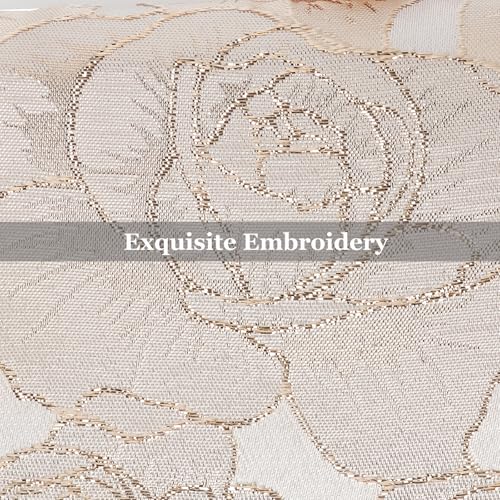 DA BODAN Womens Vintage Floral Embroidery Clutch Evening Handbag Shoulder Bags Purse for Wedding Party Prom - Image 2